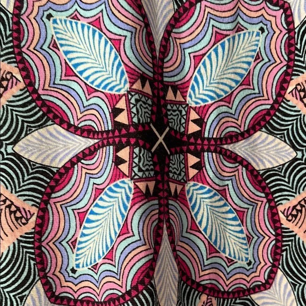 Colorful Butterfly Pattern Skirt - Picture 2 of 4